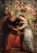 RUBENS, Pieter Pauwel The Education of the Virgin oil painting